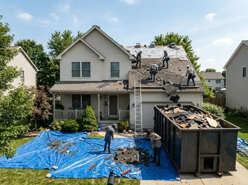 roof-replacement-debris-remova-004 — frequently asked questions, Cheapest Dumpster Rentals in Saylorville, IA